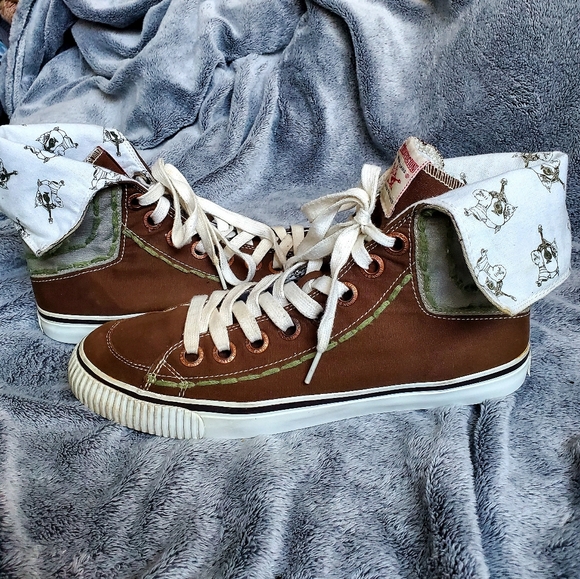 True Religion High Top Canvas Shoes Men 